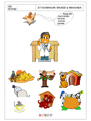 okul öncesi çocuklar için aynı kavramı bul örnekleri